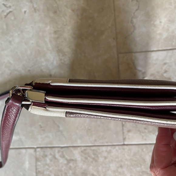 Kate Spade Colorblock Leather Triple Gusset Crossbody - Picture 6 of 7